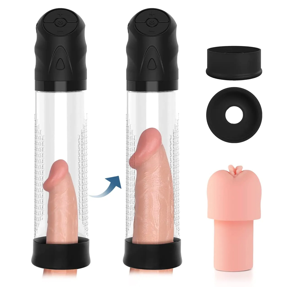 2-in-1 Kit-- Penis Pump & Masturbation Cup