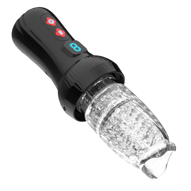 Upgraded 2 in 1 Powerful Automatic Thrusting and Rotating Male Masturbator