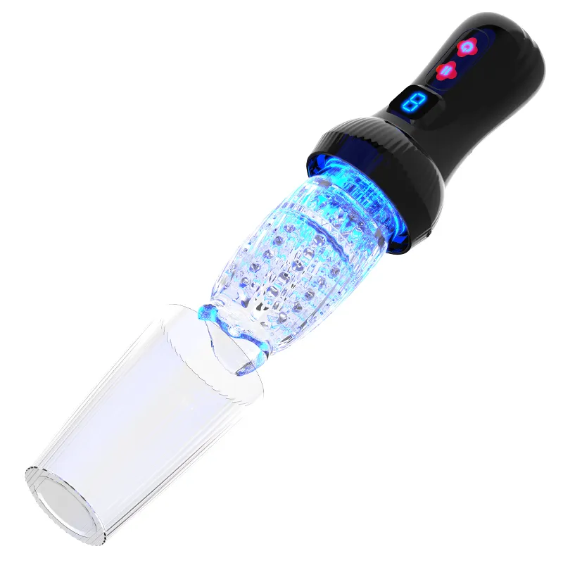 Upgraded 2 in 1 Powerful Automatic Thrusting and Rotating Male Masturbator