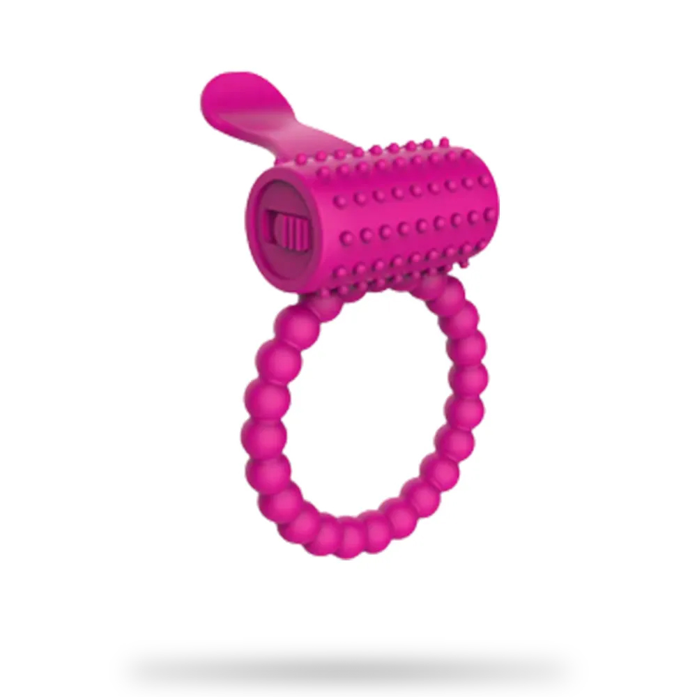Tongue Silicone Vibration Lock Ring