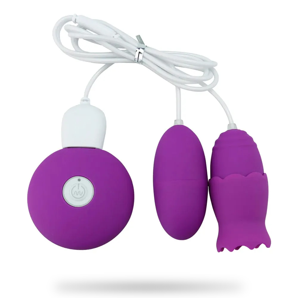 Tongue Licking 20-Frequency Vibration Masturbator