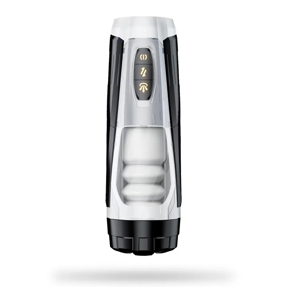Male Masturbator 7 Thrust & Rotate Modes , Lifelike USB Recharge with 3D Real Texture Sleeve with Voice Adult Sex Toy for Men