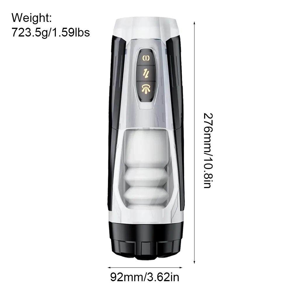 Male Masturbator 7 Thrust & Rotate Modes , Lifelike USB Recharge with 3D Real Texture Sleeve with Voice Adult Sex Toy for Men
