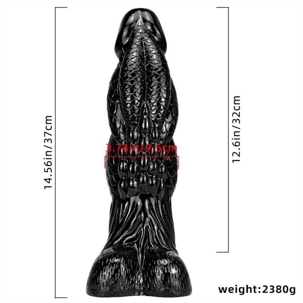 Giant Shaped Silicone Anal Plug Dildo