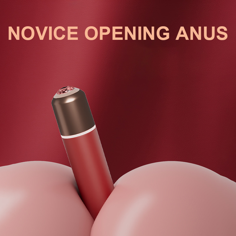 10 Frequency Vibration Mini Lipstick Type Anal Vibrator