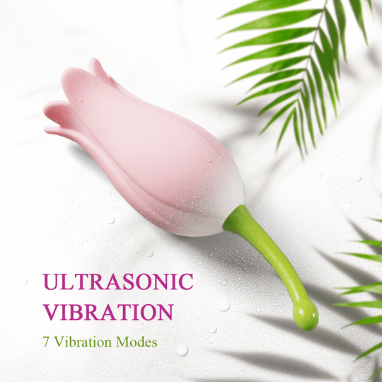 7 Vibration Mode Rose Vibrators Clitoral Stimulation & G-spot Orgasm