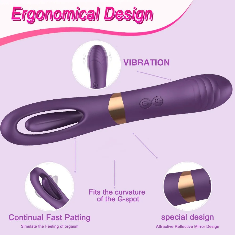 10 Frequency G-Spot Vibrator Vibration Beat Stimulation Toy