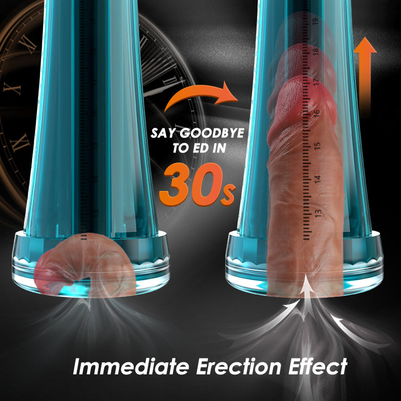 APP Connected Vacuum Suction Clamp Penis Training Erection Pump