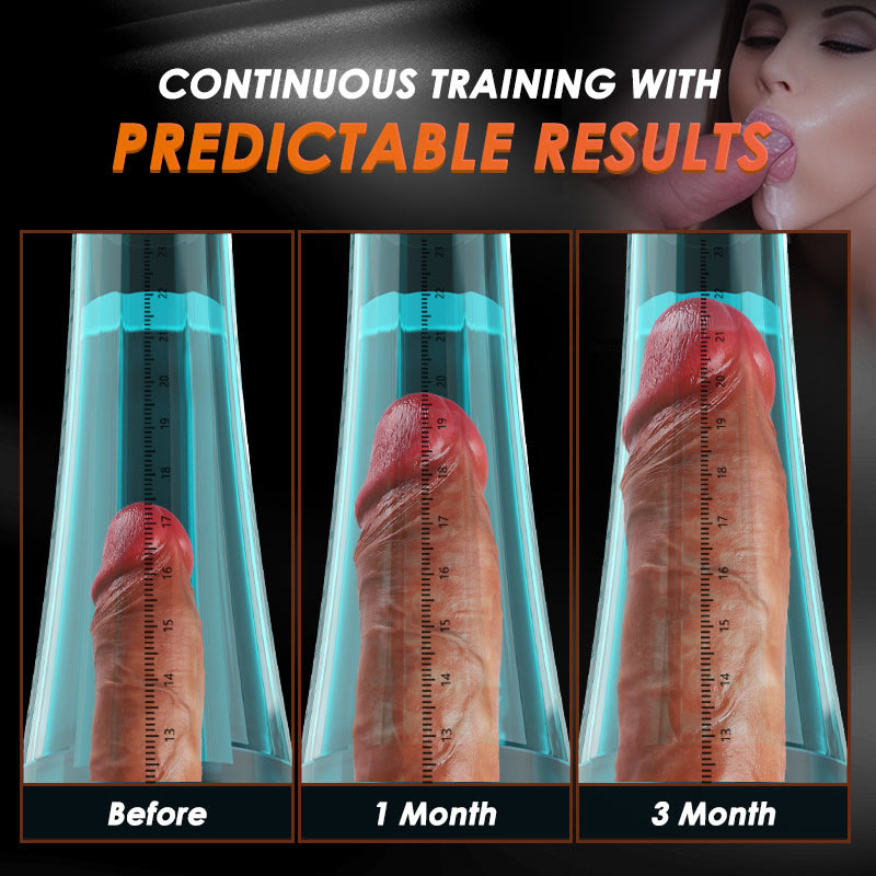 APP Connected Vacuum Suction Clamp Penis Training Erection Pump