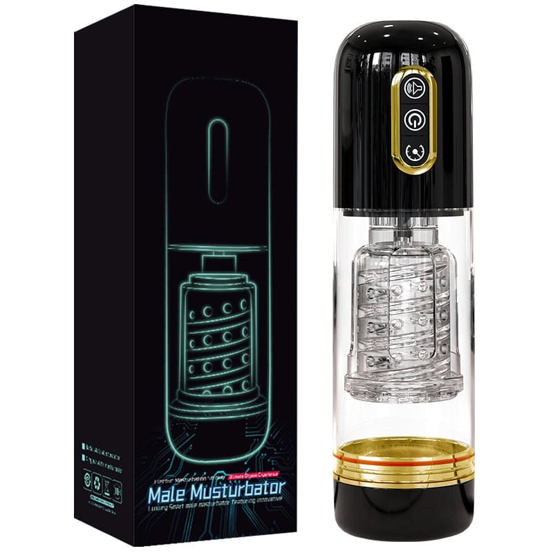 10 Thrusting Rotating 10 Sucking Male Oral Sex Masturbator