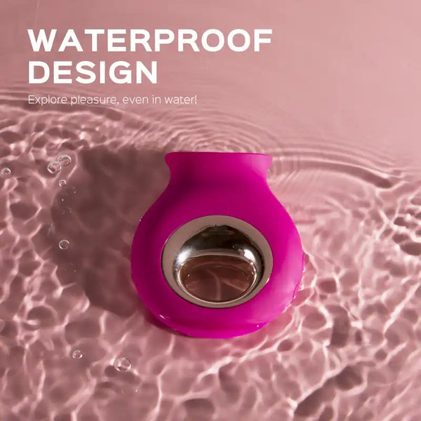 9 Vibrating & Sucking Tongue Vibrator Waterproof Rose Toy for Women