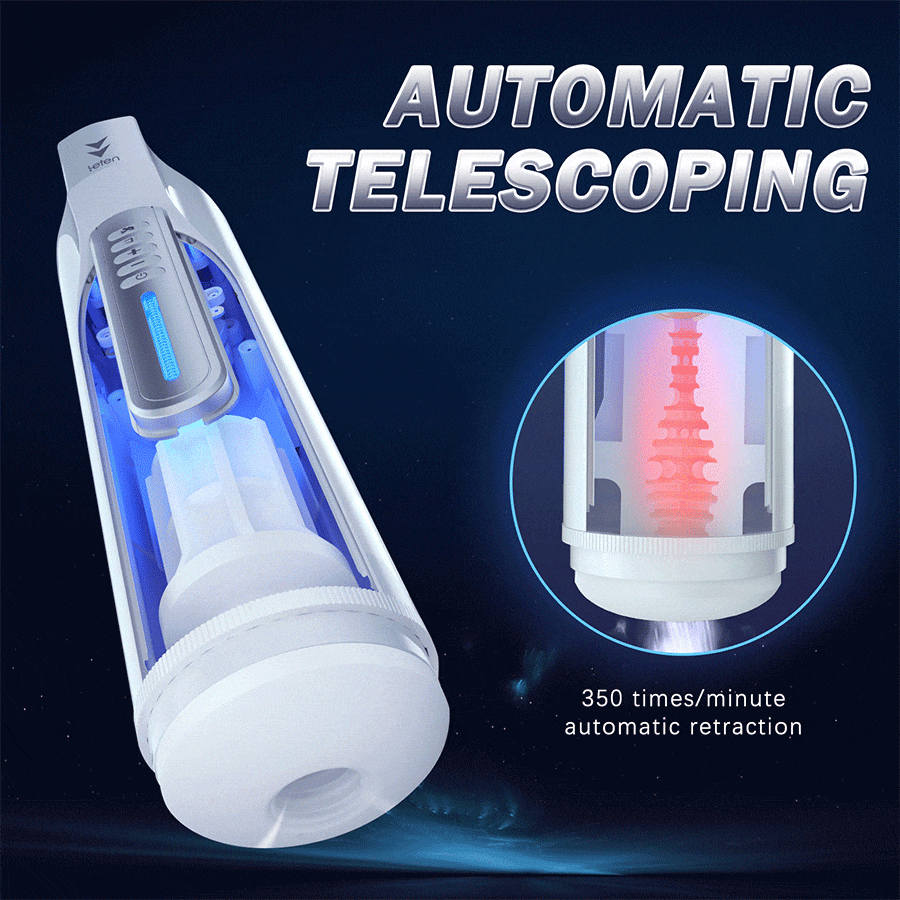 Leten A380 3RD Pro 10 Frequency Vibration Sucking Heating Moan Male Masturbator