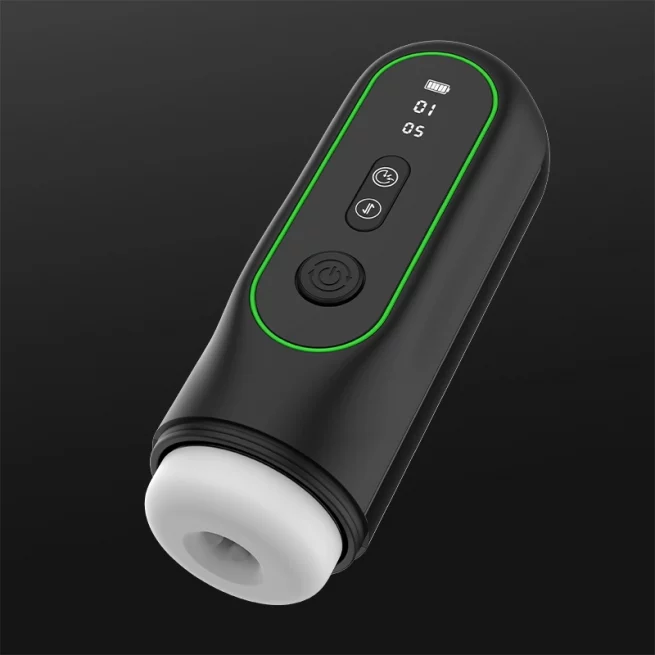 6-In-1 Automatic Thrust, Heating, Suction, Vibration, Voice Male Masturbator