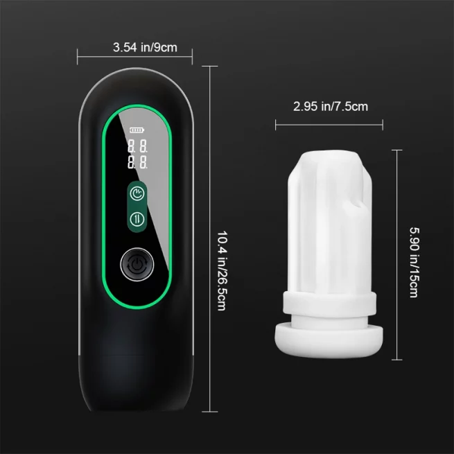 6-In-1 Automatic Thrust, Heating, Suction, Vibration, Voice Male Masturbator