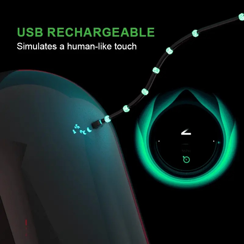 6-In-1 Automatic Thrust, Heating, Suction, Vibration, Voice Male Masturbator