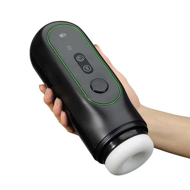 6-In-1 Automatic Thrust, Heating, Suction, Vibration, Voice Male Masturbator