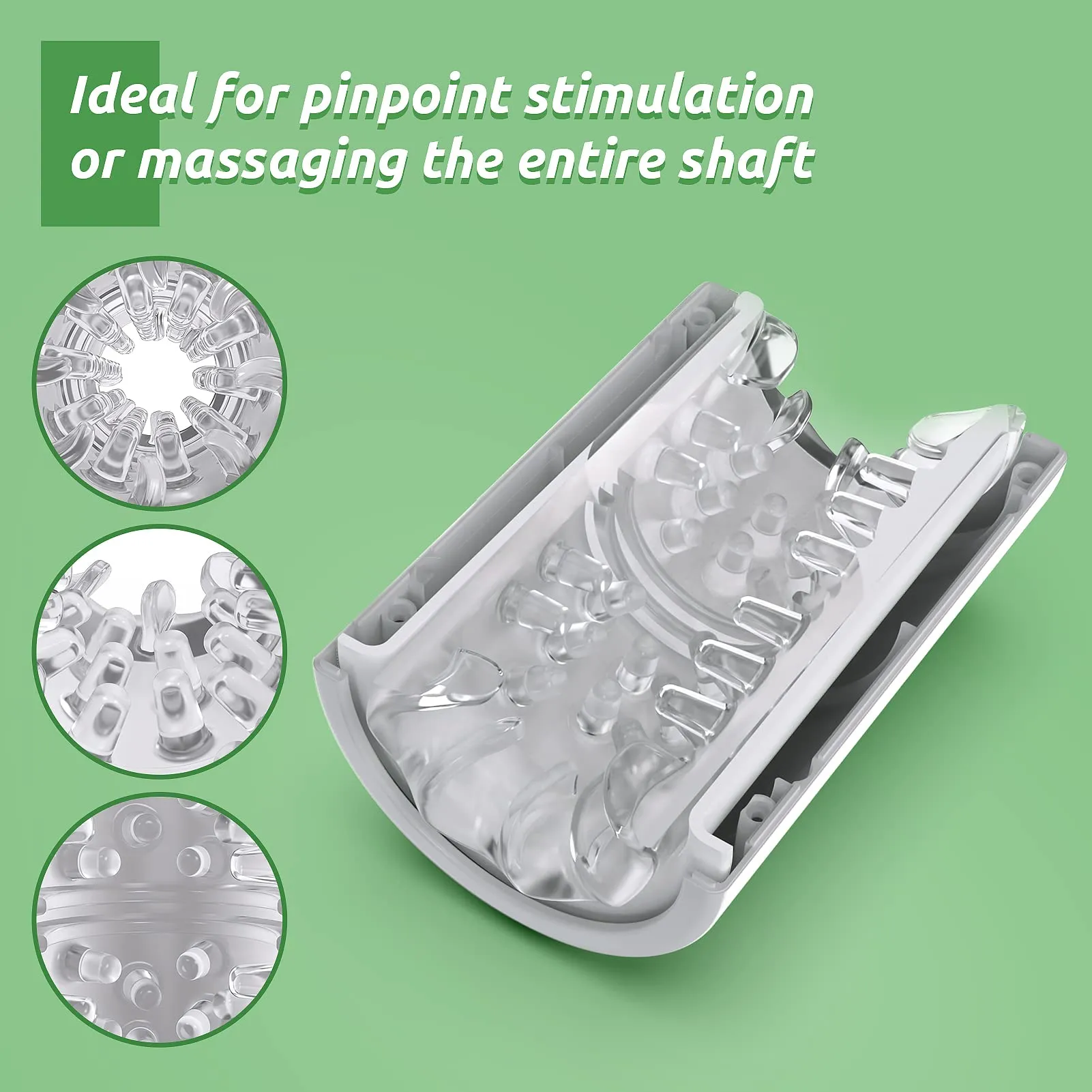 TurboPulseⅢ 7 Rotation Modes & Thrusting 2 in 1  Vibrating Male Masturbator