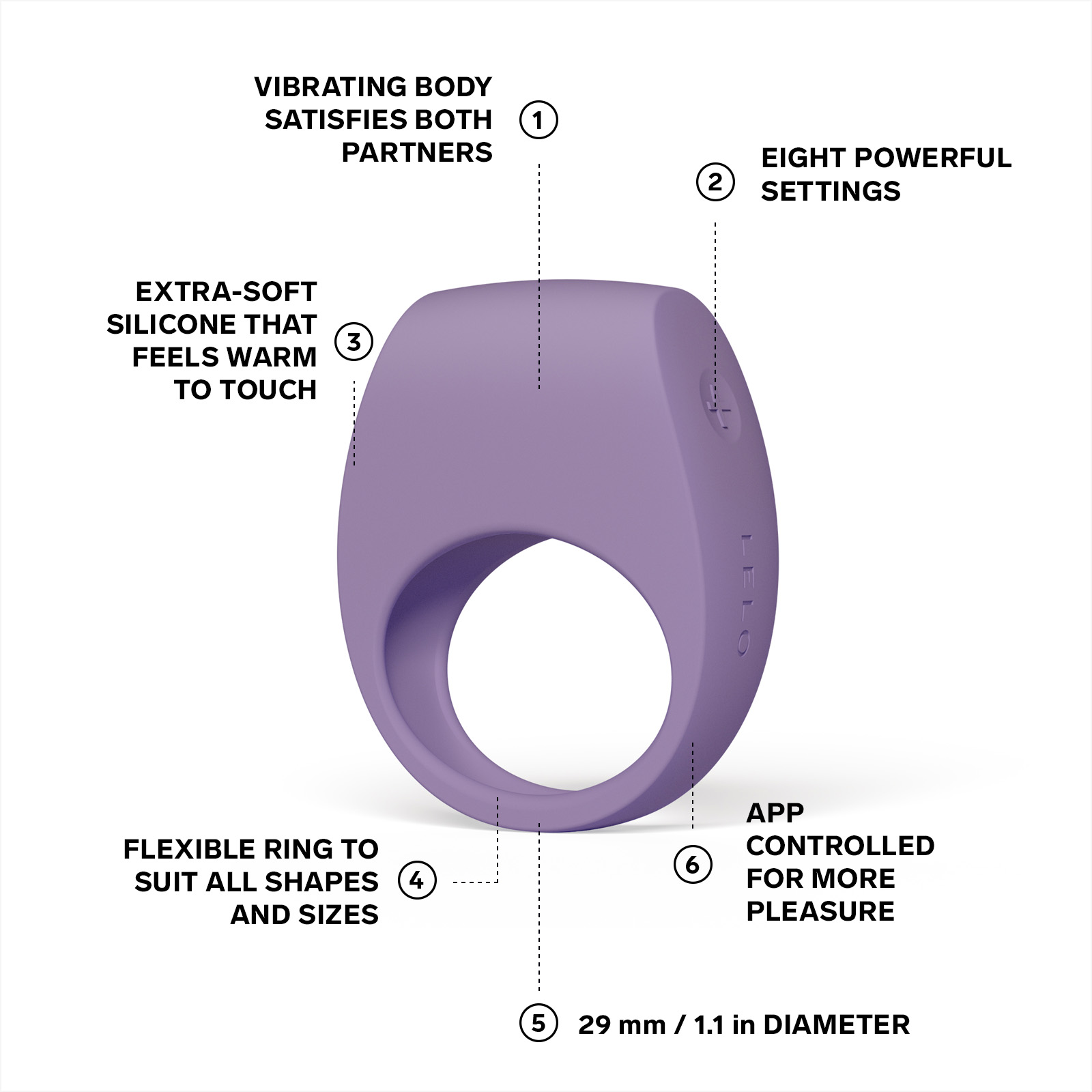TOR 3 Vibrating Couples Ring