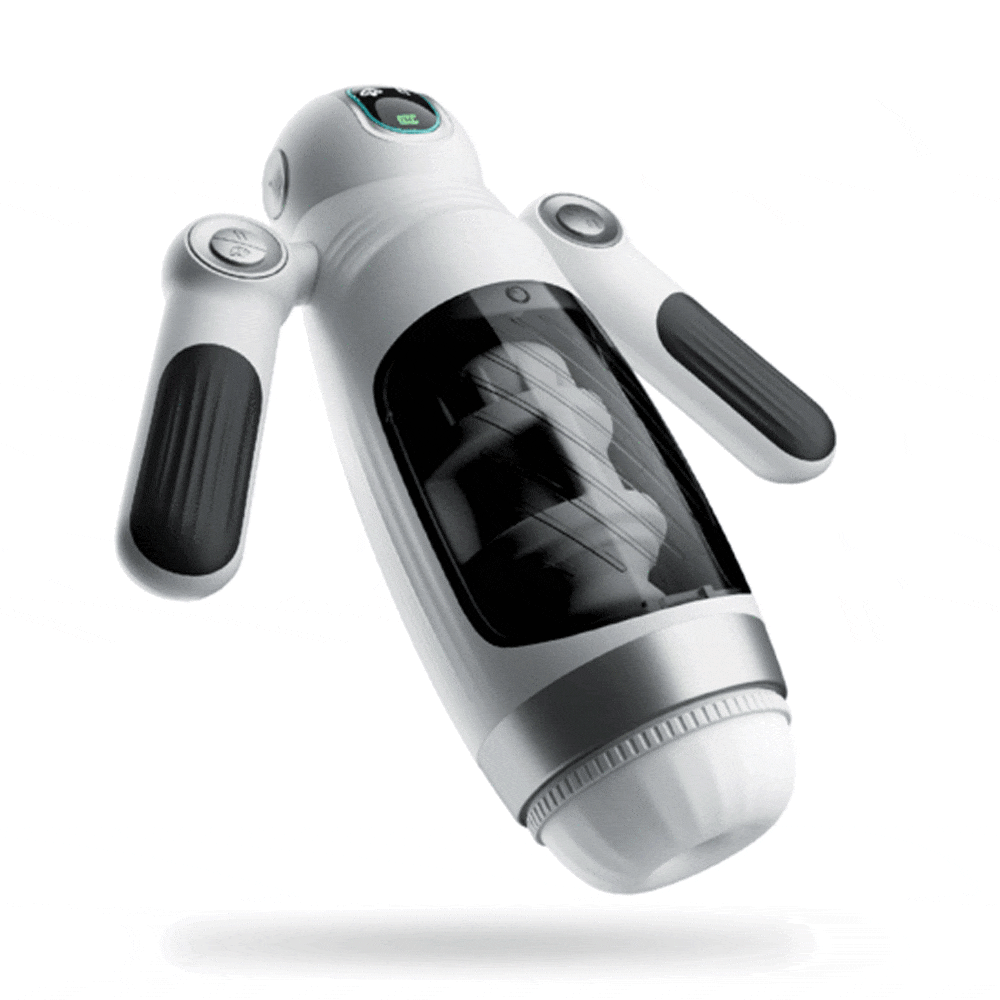7 Thrusting & 12 Vibrations & Handle Design Automatic Male Masturbator