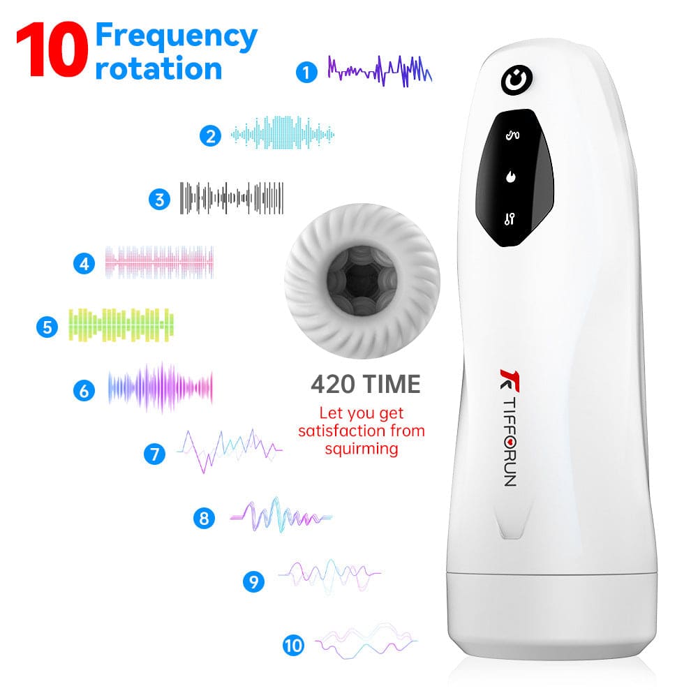 Tifforun 10 Frequency Rotation Automatic Male Stroker- Smart Rotation