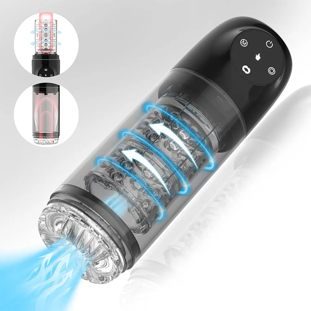 4 In 1 Upgraded Version 7 Suction Power 7 Rotating Male Masturbator