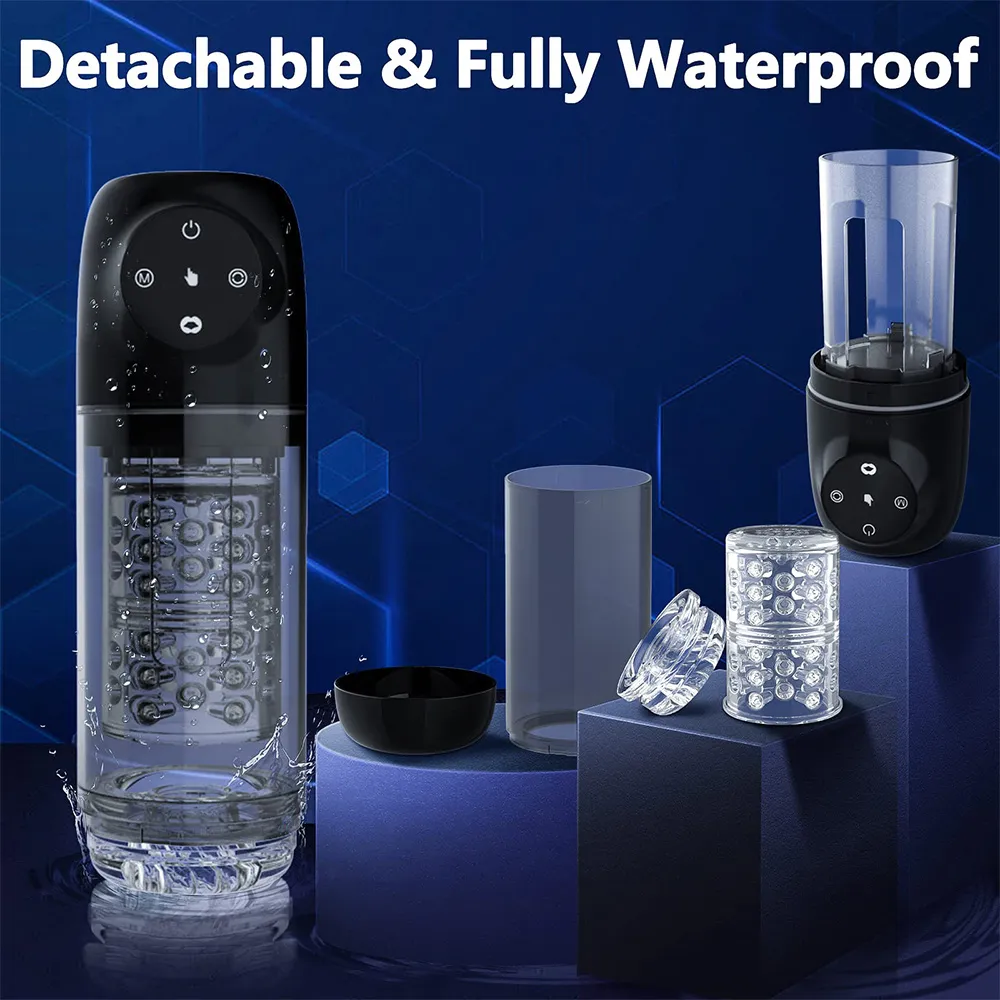 4 In 1 Upgraded Version 7 Suction Power 7 Rotating Male Masturbator