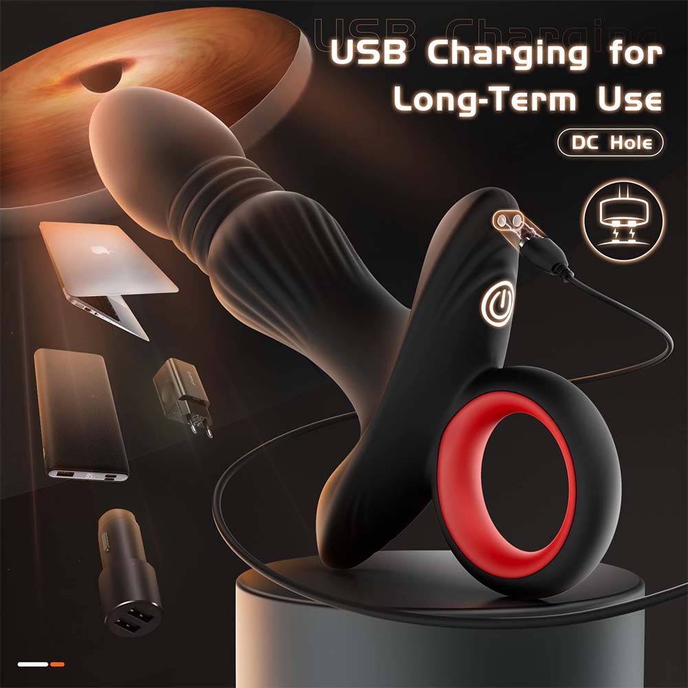 Wireless & App Remote Control Thrusting Vibration Prostate Massager