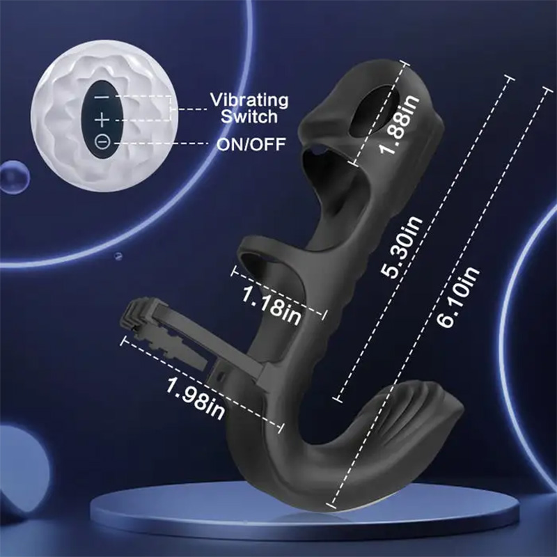 Wireless Remote Control 7 Vibrating Penis Cock Ring