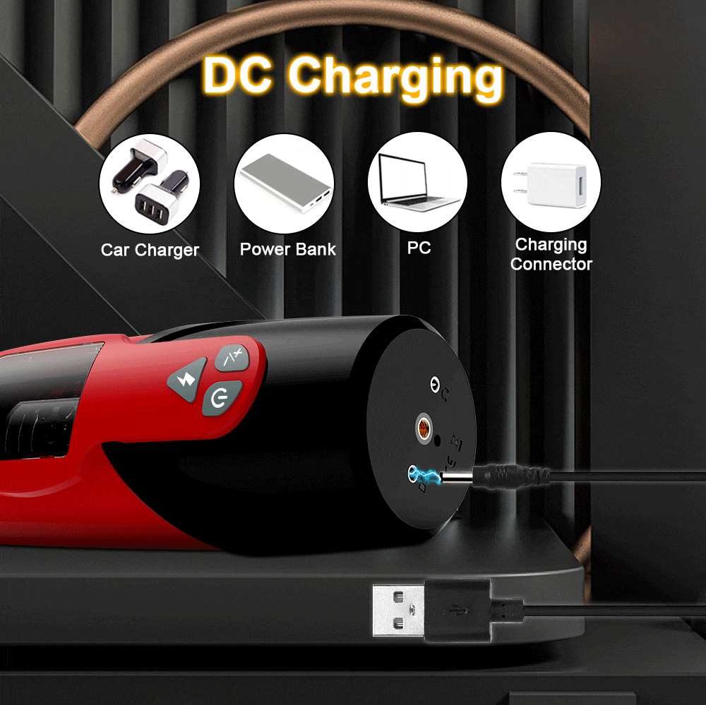 Dark Night 7 Thrusting Rotation Mode Male Masturbator with Voice Interaction