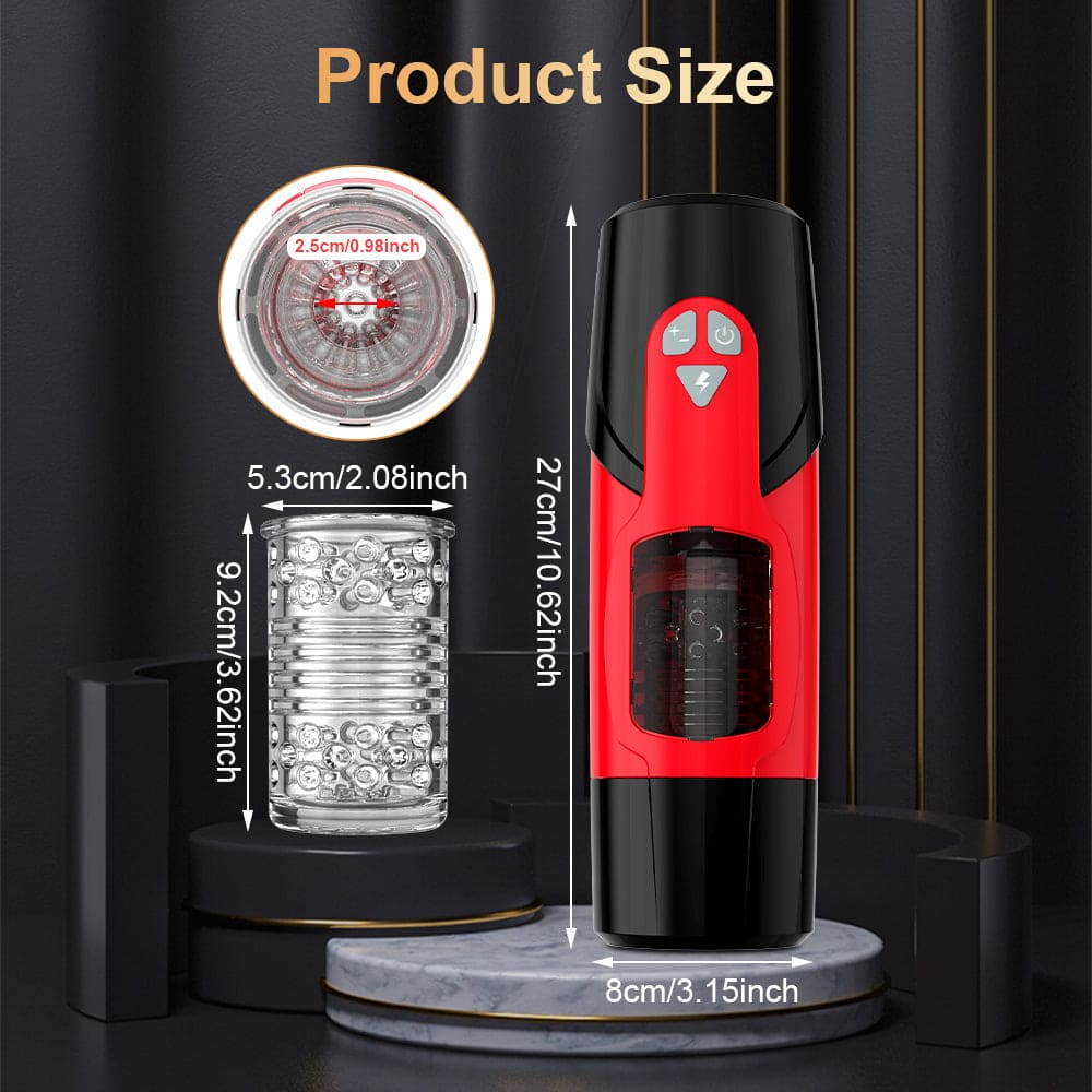 Dark Night 7 Thrusting Rotation Mode Male Masturbator with Voice Interaction