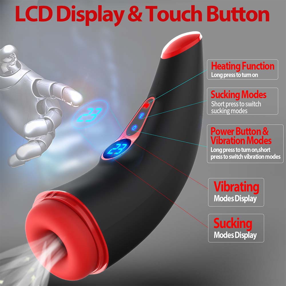 HGOD 007 Pro Suck LCD Heated Men's Aircraft Cup