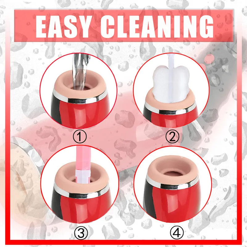 Airbag 10 Vibrating 5 Sucking Voice Male Masturbator Realistic Oral Sex Deep Throat Heating Artificial Vagina Male Masturbator