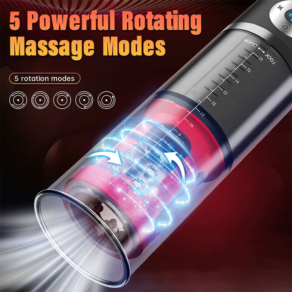 Fully Automatic 6 In 1 Vacuum Pump Sucking Clip Sucking Male Masturbat