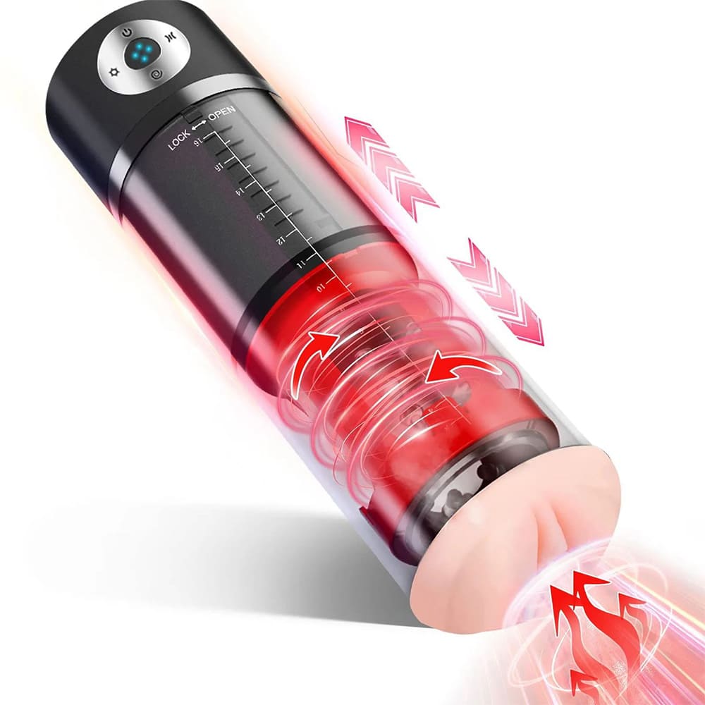 Fully Automatic 6 In 1 Vacuum Pump Sucking Clip Sucking Male Masturbat