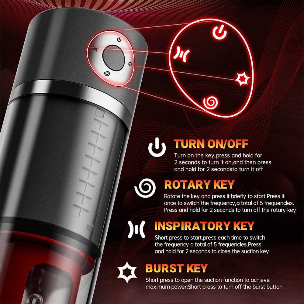 Fully Automatic Sucking Clip Sucking Male Masturbator