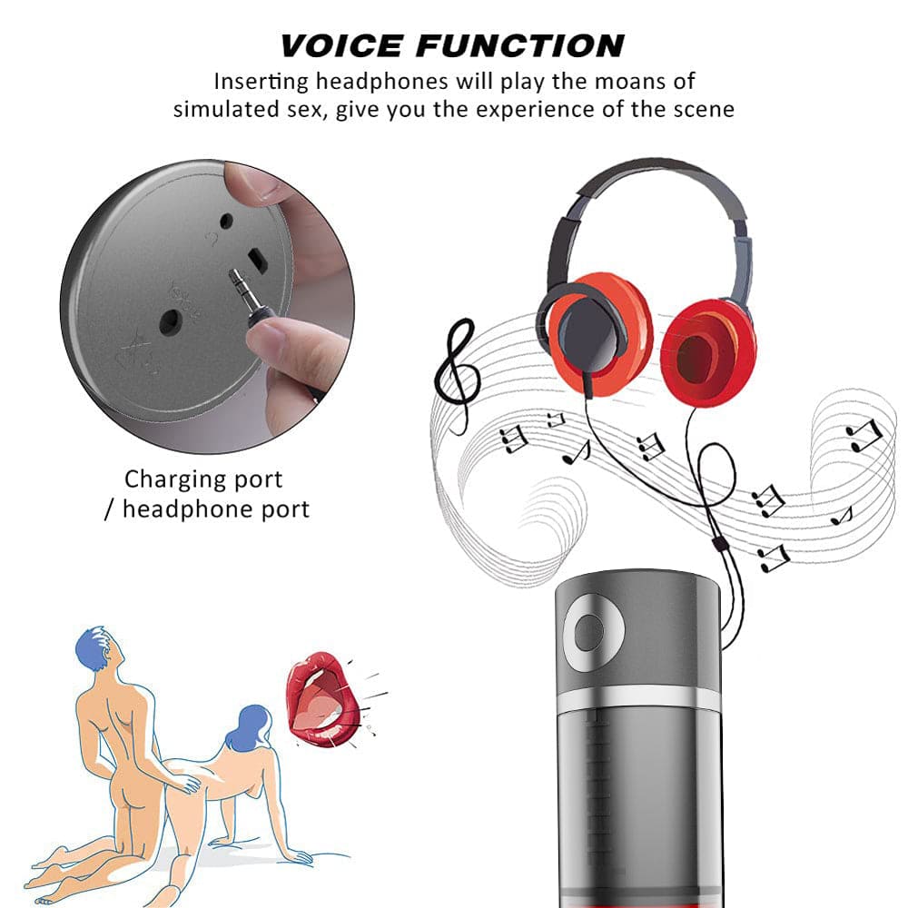 Fully Automatic Sucking Clip Sucking Male Masturbator