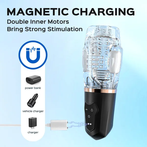 Gawk Gawk 3000 2nd Generation Dual Motor Blowjob Simulator Vibration Sucking