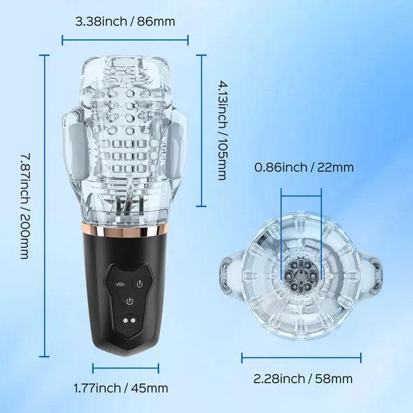 Gawk Gawk 3000 2nd Generation Dual Motor Blowjob Simulator Vibration Sucking