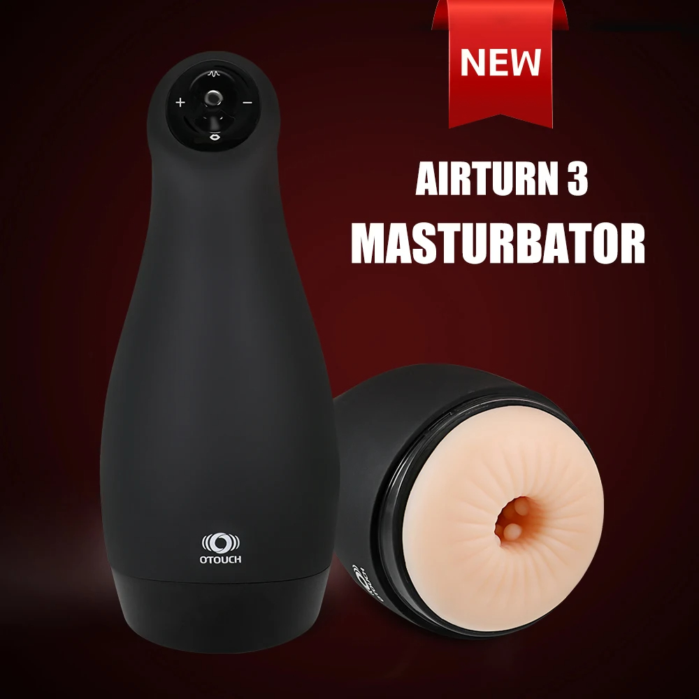 Otouch Airturn 3 Male Masturbator with 6 Vibrations Sucking Blowjob Stroker