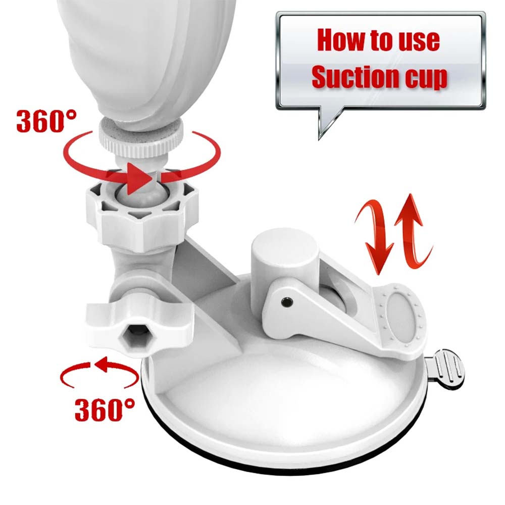 Hands-Free 2-In-1 Fully Automatic Telescopic Vibrating Dildo