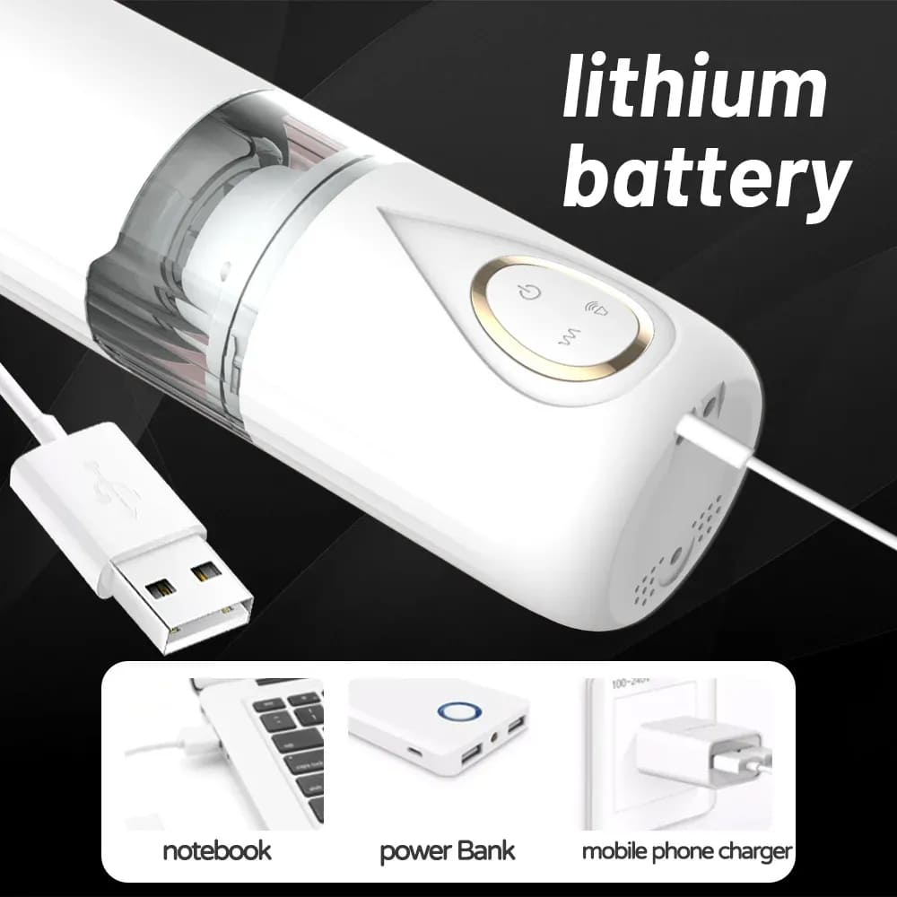 PulseSonic 10 Thrusting Rotation Hands-Free Electric Masturbator Telescoping Masturbator Cup