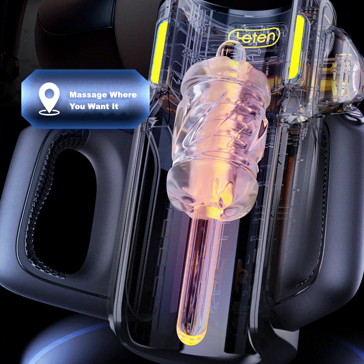 Leten Cannon King Pro Fully Automatic Masturbator Ultra-Long Male Stroke Machine With Handle