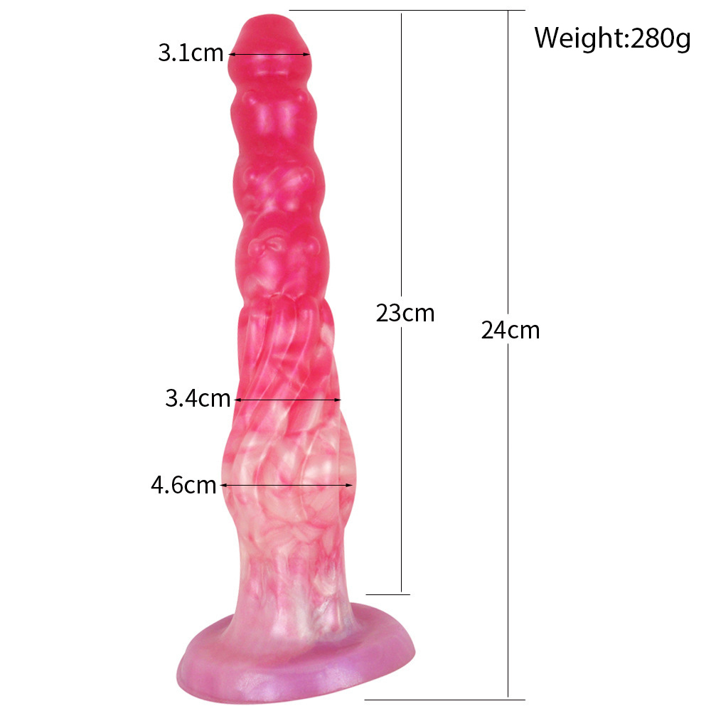 Bead Anal Plug Silicone Dildo