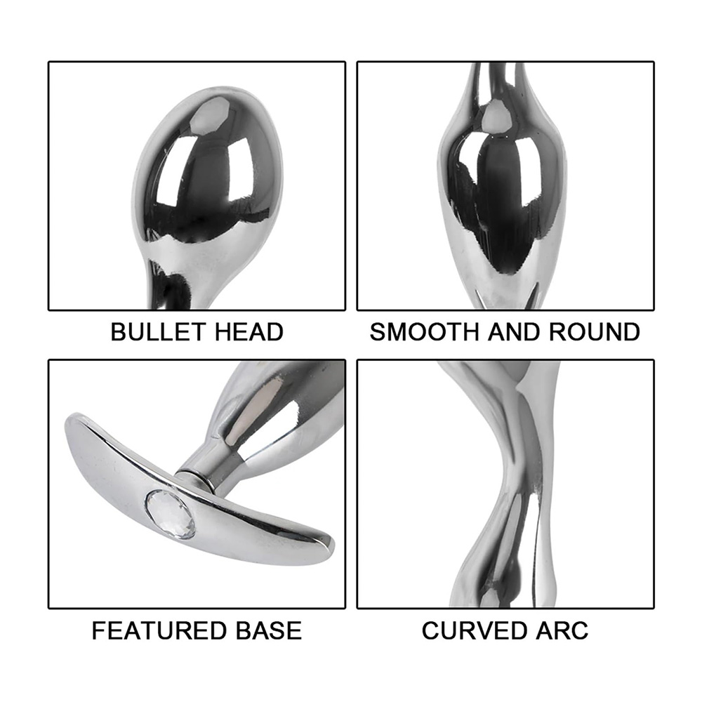Stainless Steel Prostate Massage Sex Toy Metal Anal Plug Anal Stimulator Anal Plug