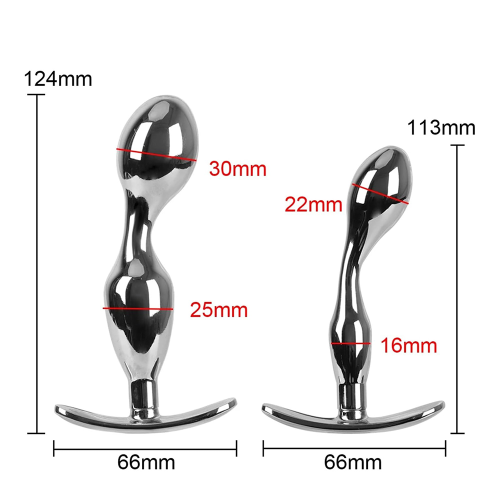 Stainless Steel Prostate Massage Sex Toy Metal Anal Plug Anal Stimulator Anal Plug