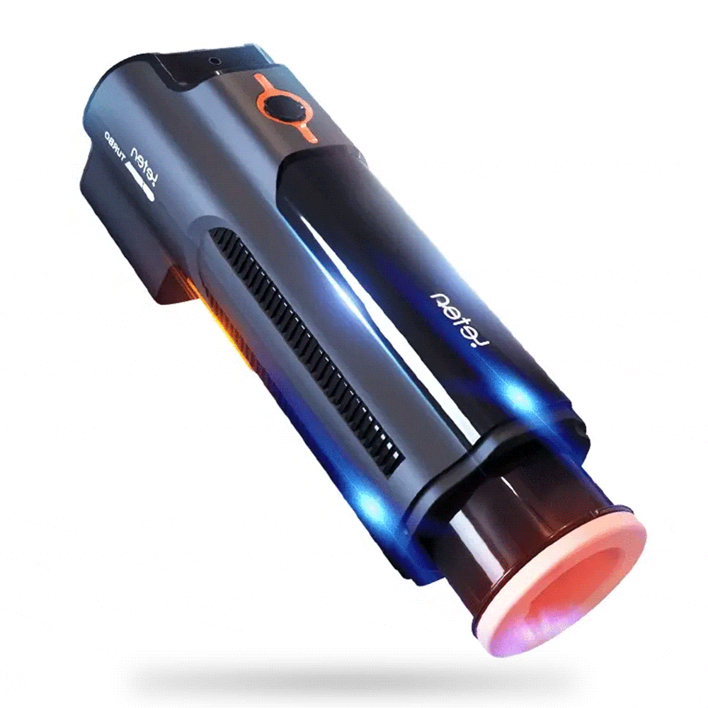 Leten 10 Thrusting Vibration 3D Voice Leten X-Turbo Male Masturbator Electric Piston Heated Male Masturbator With 3D Realistic Textured Soft Male Masturbation Toy