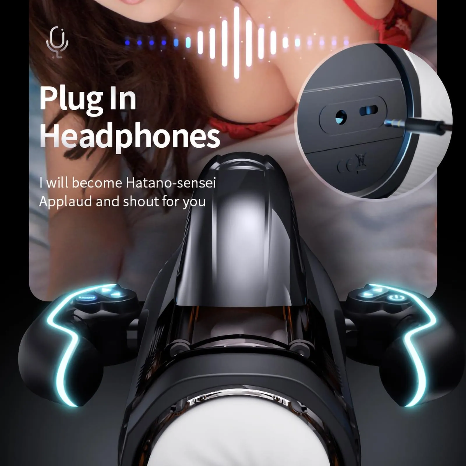 Leten Bermuda 4 In 1 Heating Telescopic Sucking Voice Male Masturbator