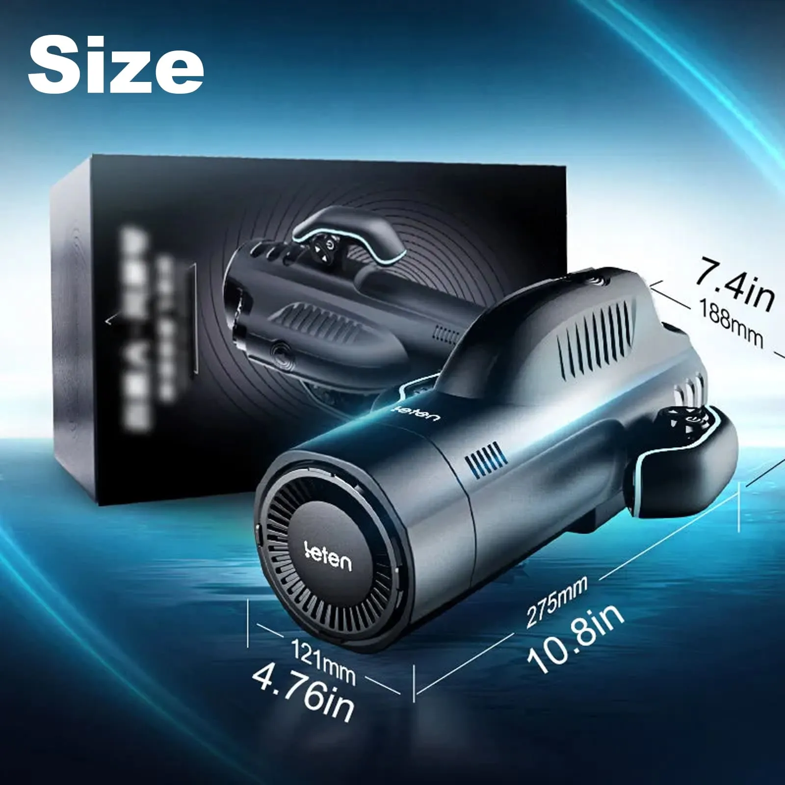 Leten Bermuda 4 In 1 Heating Telescopic Sucking Voice Male Masturbator