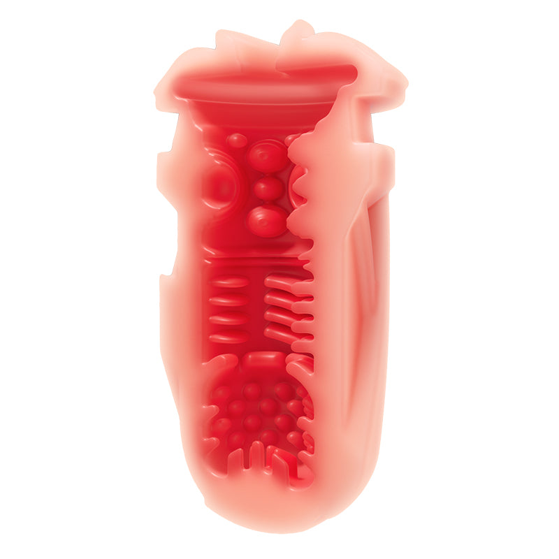 Infrared Light Heating Retractable Male Masturbator