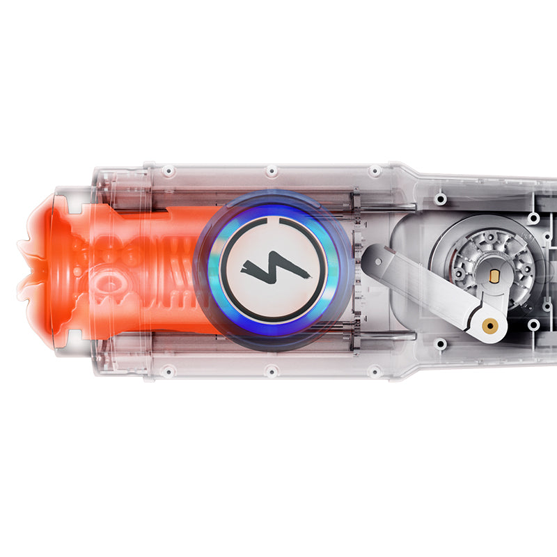 Infrared Light Heating Retractable Male Masturbator